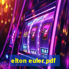 elton euler pdf